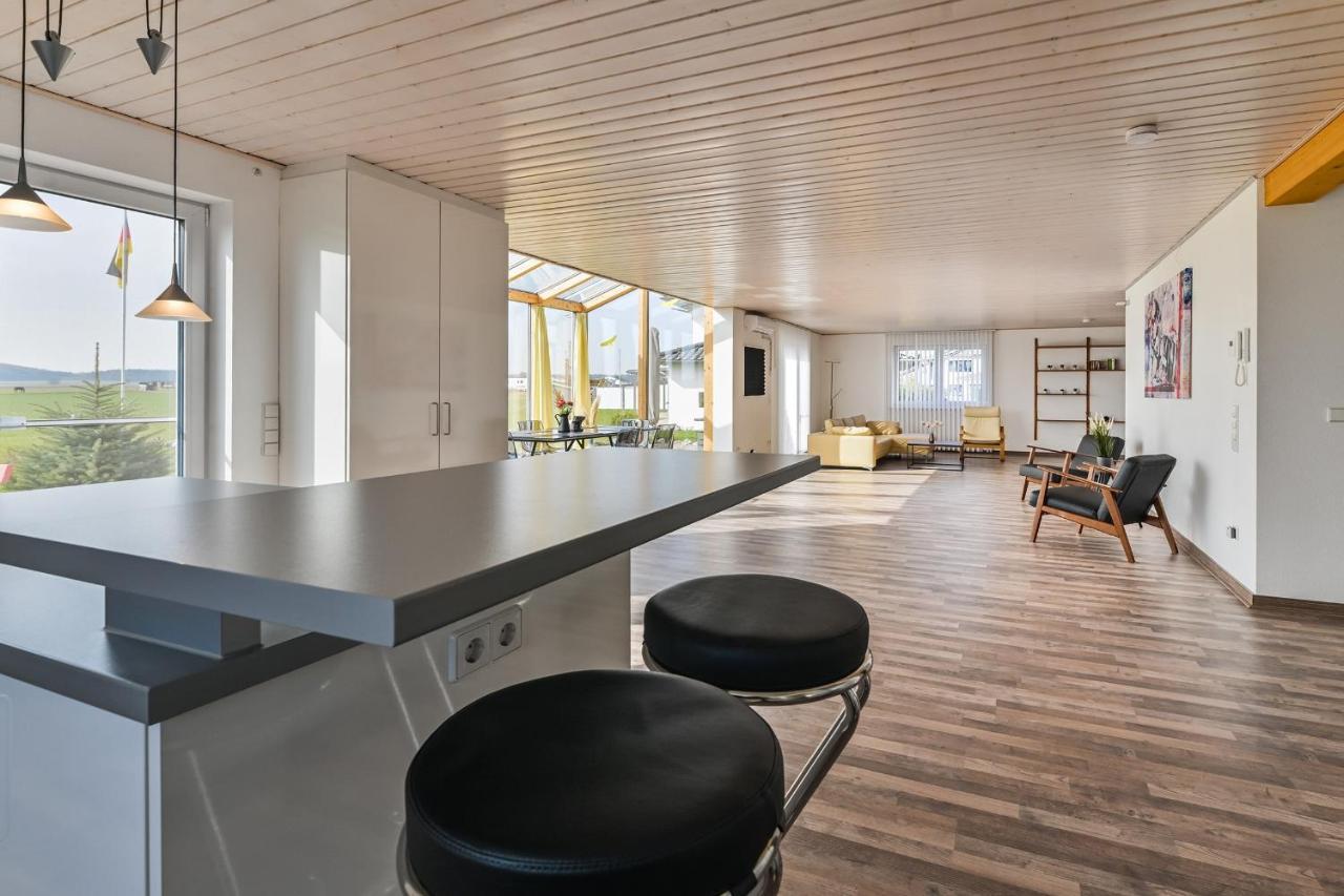 Ruhige Ferienwohnung Mit Panoramablick Ingoldingen Exterior photo